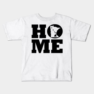 Minnesota and Hawai'i HOME Roots by Hawaii Nei All Day Kids T-Shirt